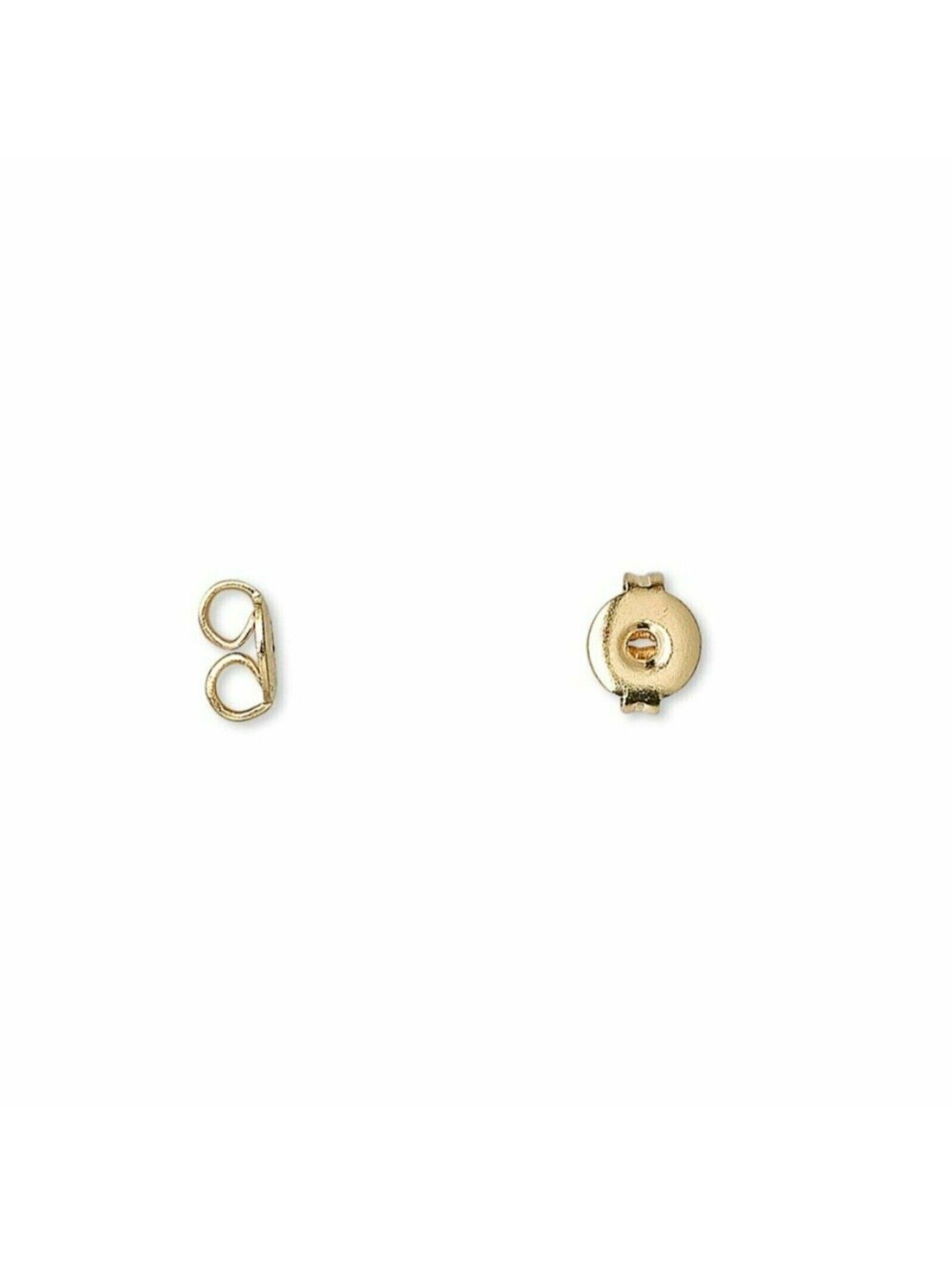 Bulk Lot Gold 14K Plated Plated Brass Ear Nuts Earring Backs Findings 100pcs